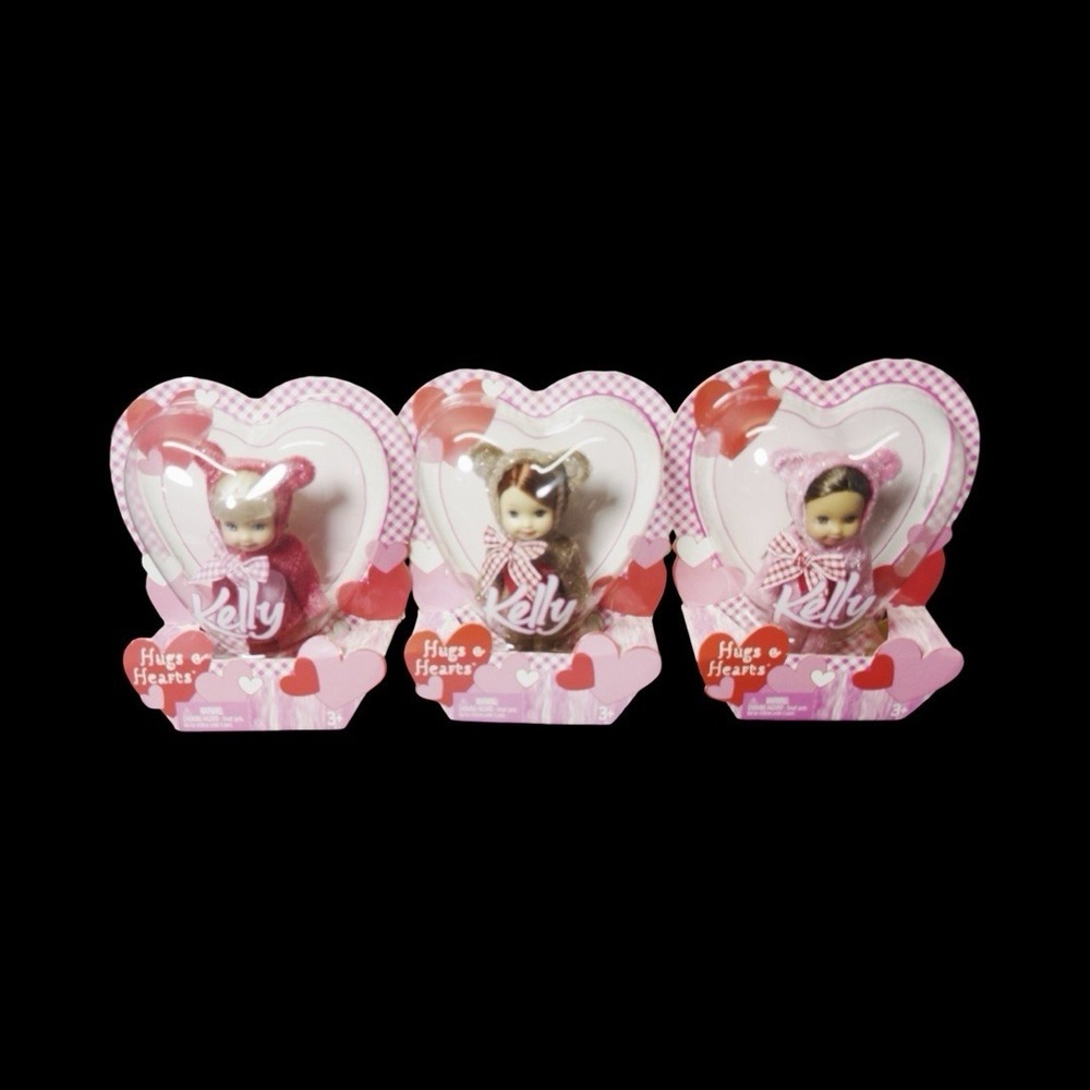 Barbie Kelly Friends‎ Hugs & Heart Valentine's Doll Set Melody Becky 2005 Mattel
